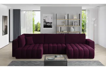 Yorktown U-sovesofa Divan Høyre - Blå - Møbler - Sofaer - Sovesofaer - Sovesofa divan