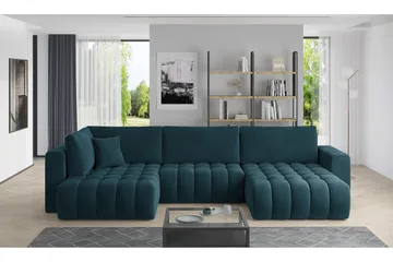 Yorktown U-sovesofa Divan Høyre - Grå - Møbler - Sofaer - Sovesofaer - Sovesofa divan