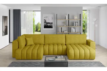 Yorktown U-sovesofa Divan Høyre - Lysebeige - Møbler - Sofaer - Sovesofaer - Sovesofa divan