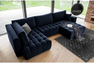 Yorktown U-sovesofa Divan Høyre - Mørkegrå - Møbler - Sofaer - Sovesofaer - Sovesofa divan