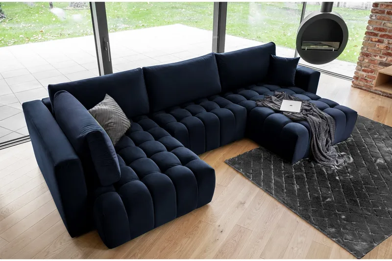 Yorktown U-sovesofa Divan Høyre - Mørkegrå - Møbler - Sofaer - Sovesofaer - Sovesofa divan