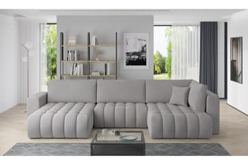 Yorktown U-sovesofa Divan Venstre - Grå - Møbler - Sofaer - Sovesofaer - Sovesofa divan