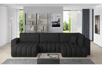 Yorktown U-sovesofa Divan Venstre - Mørkegrå - Møbler - Sofaer - Sovesofaer - Sovesofa divan