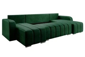 Zulueta 8-seters Sovesofa Høyre - Brun - Møbler - Sofaer - Sovesofaer - Sovesofa divan