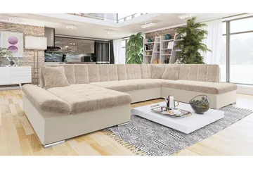 Zumar Sovesofa m. Divan og Sjeselong - Møbler - Sofaer - Sovesofaer - Sovesofa divan