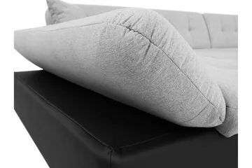 Zumar Sovesofa med Sjeselong og Dobbel Sjeselong 4-seter i Bouclé - Beige - Møbler - Sofaer - Sovesofaer - Sovesofa divan