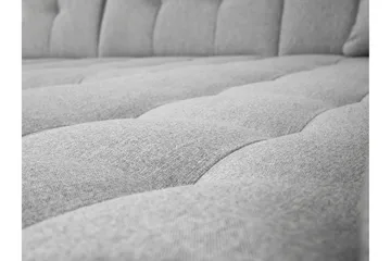 Zumar Sovesofa med Sjeselong og Dobbel Sjeselong 4-seter i Bouclé - Beige - Møbler - Sofaer - Sovesofaer - Sovesofa divan