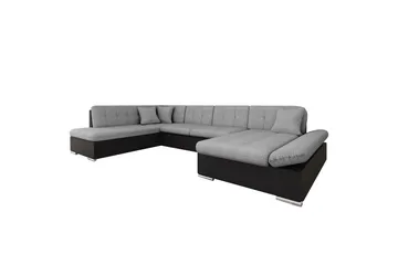Zumar Sovesofa med Sjeselong og Dobbel Sjeselong 4-seter i Kunstlær
