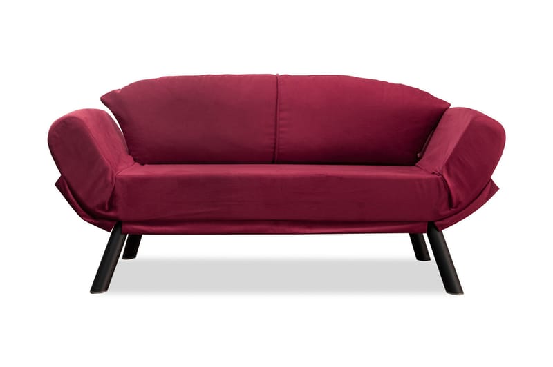 Sovesofa Eugi 2-seter - Burgunder - 2 seters sovesofa