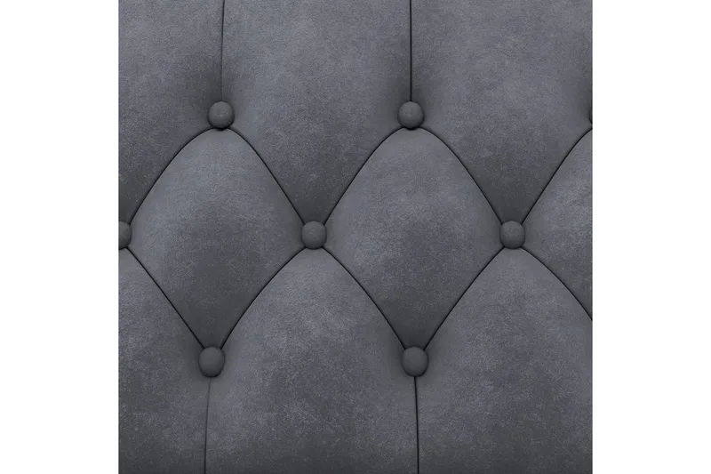 Sovesofa Felix 236x87x83 cm, Antrasitt, Fløyel - 236x87x83 cm, Antrasitt, Fløyel - Møbler - Sofaer - Sovesofaer - 3 seters sovesofa