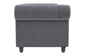Sovesofa Felix 236x87x83 cm, Antrasitt, Fløyel - 236x87x83 cm, Antrasitt, Fløyel - Møbler - Sofaer - Sovesofaer - 3 seters sovesofa