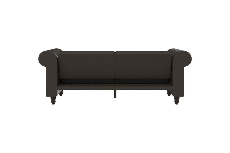 Sovesofa Felix 236x87x83 cm, Antrasitt, Mikrofiber/Tre/Metall - 236x87x83 cm, Antrasitt, Mikrofiber/Tre/Metall - Møbler - Sofaer - Sovesofaer - 3 seters sovesofa
