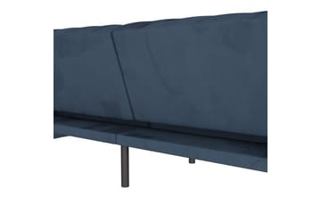 Sovesofa Felix 236x87x83 cm, Blå, Fløyel - 236x87x83 cm, Blå, Fløyel - Møbler - Sofaer - Sovesofaer - 3 seters sovesofa