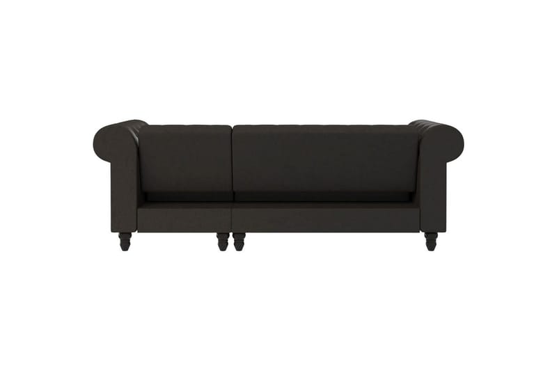 Sovesofa Felix 241x154x83 cm, Antrasitt, Mikrofiber/Tre/Metall - 241x154x83 cm, Antrasitt, Mikrofiber/Tre/Metall - Møbler - Sofaer - Sovesofaer - Sovesofa divan