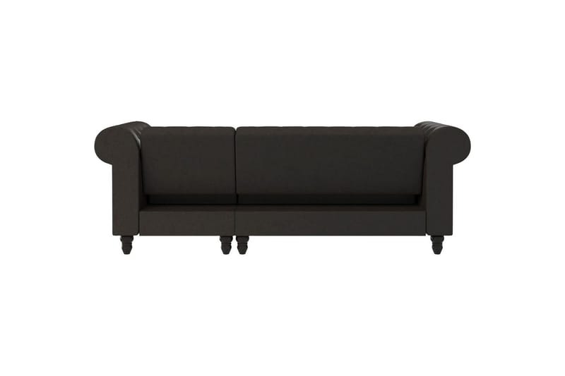 Sovesofa Felix 241x154x83 cm, Antrasitt, Mikrofiber/Tre/Metall - 241x154x83 cm, Antrasitt, Mikrofiber/Tre/Metall - Møbler - Sofaer - Sovesofaer - Sovesofa divan