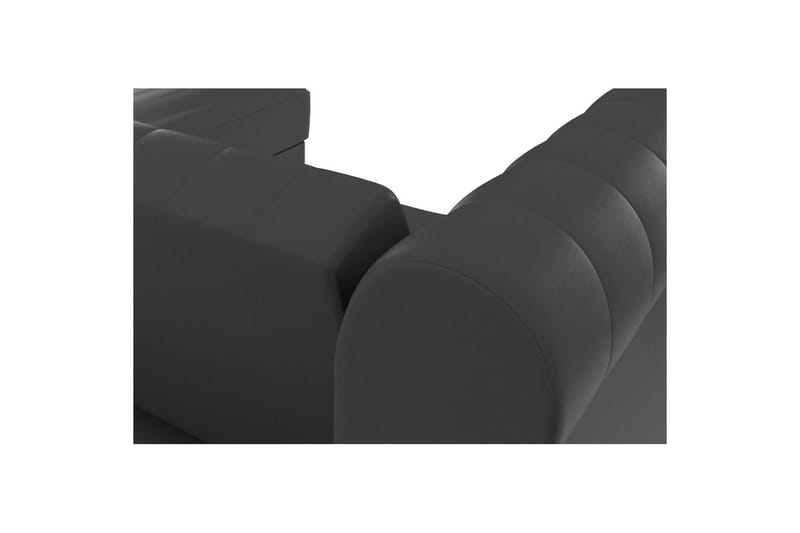 Sovesofa Felix 241x154x83 cm, Grå, PU/tre/metall - 241x154x83 cm, Grå, PU/tre/metall - Møbler - Sofaer - Sovesofaer - Sovesofa divan