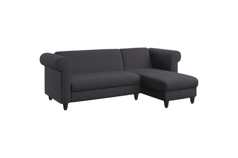Sovesofa Felix II 241x154x83 cm, Antrasitt - 241x154x83 cm, Antrasitt - Møbler - Sofaer - Sovesofaer - Sovesofa divan