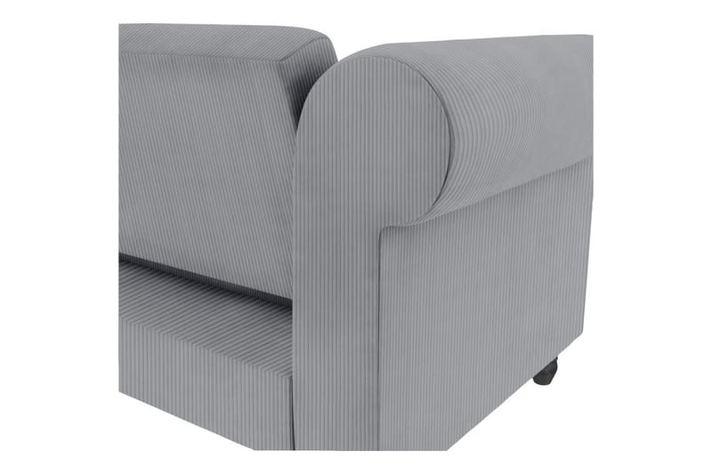 Sovesofa Felix II 241x154x83 cm, Grå - 241x154x83 cm, Grå - Møbler - Sofaer - Sovesofaer - Sovesofa divan