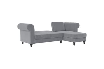 Sovesofa Felix II 241x154x83 cm, Grå - 241x154x83 cm, Grå - Møbler - Sofaer - Sovesofaer - Sovesofa divan