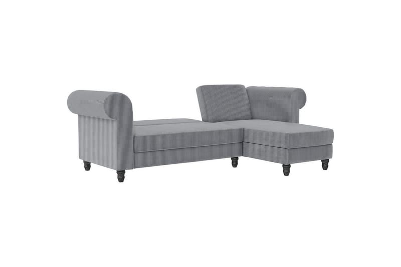 Sovesofa Felix II 241x154x83 cm, Grå - 241x154x83 cm, Grå - Møbler - Sofaer - Sovesofaer - Sovesofa divan