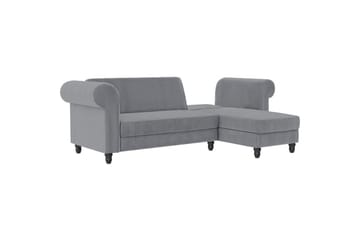 Sovesofa Felix II 241x154x83 cm, Grå - 241x154x83 cm, Grå - Møbler - Sofaer - Sovesofaer - Sovesofa divan