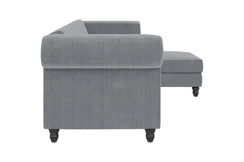 Sovesofa Felix II 241x154x83 cm, Grå - 241x154x83 cm, Grå - Møbler - Sofaer - Sovesofaer - Sovesofa divan