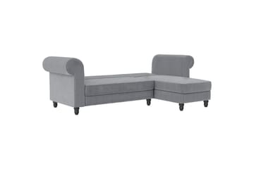 Sovesofa Felix II 241x154x83 cm, Grå - 241x154x83 cm, Grå - Møbler - Sofaer - Sovesofaer - Sovesofa divan