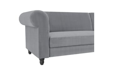 Sovesofa Felix II 241x154x83 cm, Grå - 241x154x83 cm, Grå - Møbler - Sofaer - Sovesofaer - Sovesofa divan