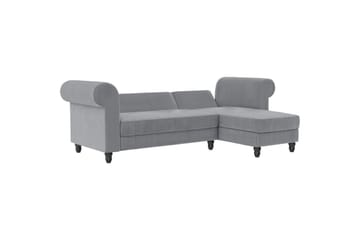 Sovesofa Felix II 241x154x83 cm, Grå - 241x154x83 cm, Grå - Møbler - Sofaer - Sovesofaer - Sovesofa divan