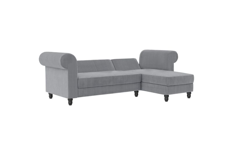 Sovesofa Felix II 241x154x83 cm, Grå - 241x154x83 cm, Grå - Møbler - Sofaer - Sovesofaer - Sovesofa divan