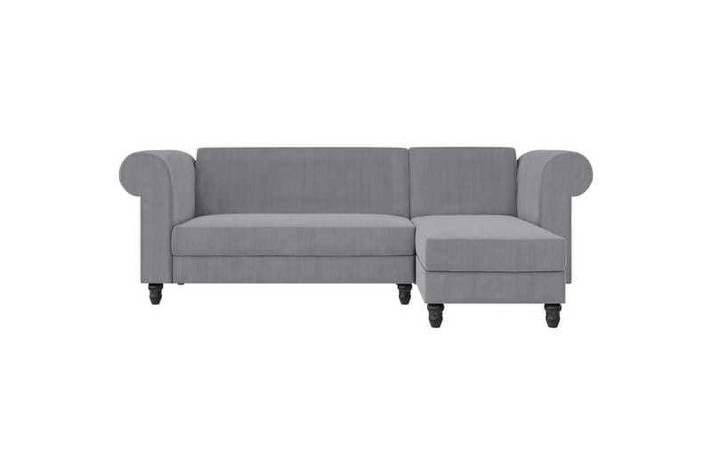 Sovesofa Felix II 241x154x83 cm, Grå - 241x154x83 cm, Grå - Møbler - Sofaer - Sovesofaer - Sovesofa divan