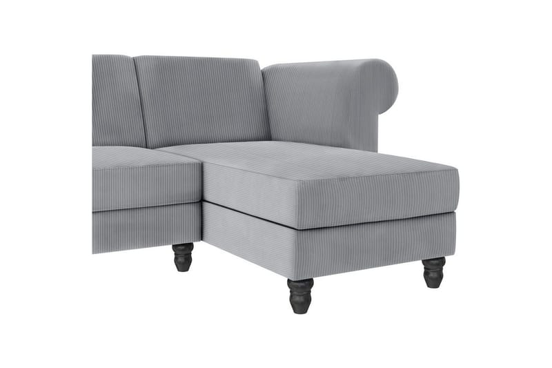 Sovesofa Felix II 241x154x83 cm, Grå - 241x154x83 cm, Grå - Møbler - Sofaer - Sovesofaer - Sovesofa divan