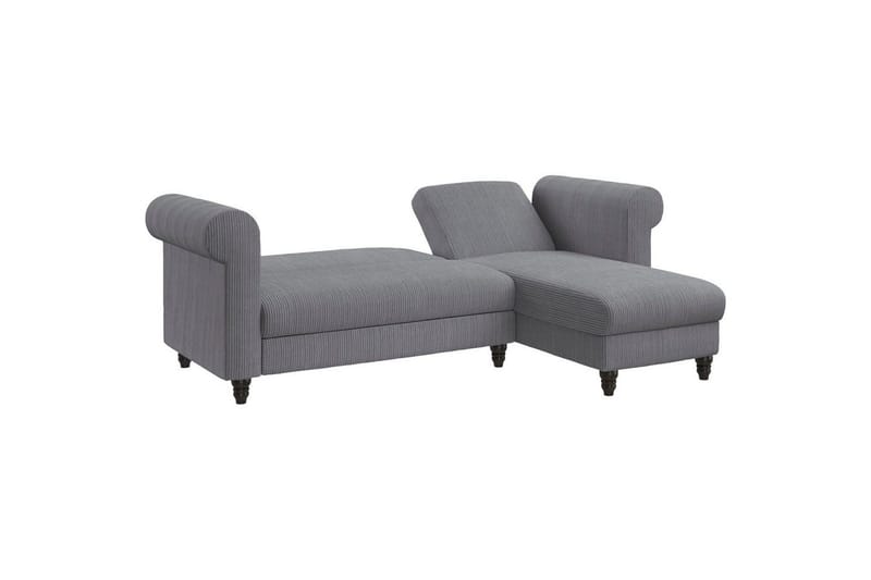 Sovesofa Felix II 241x154x83 cm, Grå - 241x154x83 cm, Grå - Møbler - Sofaer - Sovesofaer - Sovesofa divan