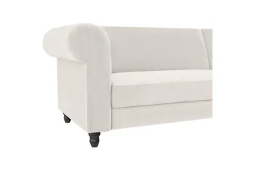 Sovesofa Felix II 241x154x83 cm, Krem - 241x154x83 cm, Krem - Møbler - Sofaer - Sovesofaer - Sovesofa divan