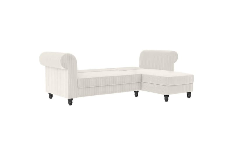 Sovesofa Felix II 241x154x83 cm, Krem - 241x154x83 cm, Krem - Møbler - Sofaer - Sovesofaer - Sovesofa divan