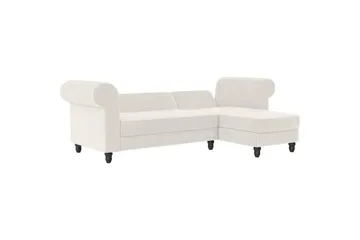 Sovesofa Felix II 241x154x83 cm, Krem - 241x154x83 cm, Krem - Møbler - Sofaer - Sovesofaer - Sovesofa divan