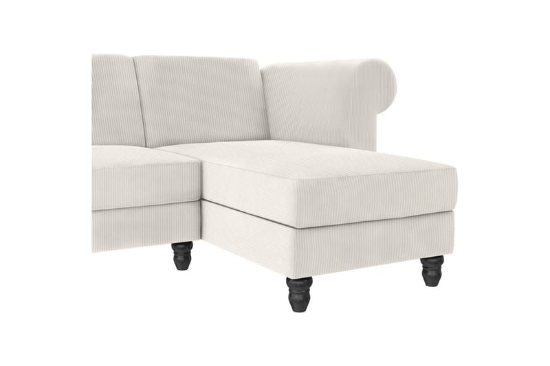 Sovesofa Felix II 241x154x83 cm, Krem - 241x154x83 cm, Krem - Møbler - Sofaer - Sovesofaer - Sovesofa divan