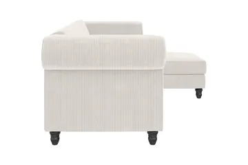 Sovesofa Felix II 241x154x83 cm, Krem - 241x154x83 cm, Krem - Møbler - Sofaer - Sovesofaer - Sovesofa divan