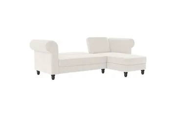 Sovesofa Felix II 241x154x83 cm, Krem - 241x154x83 cm, Krem - Møbler - Sofaer - Sovesofaer - Sovesofa divan