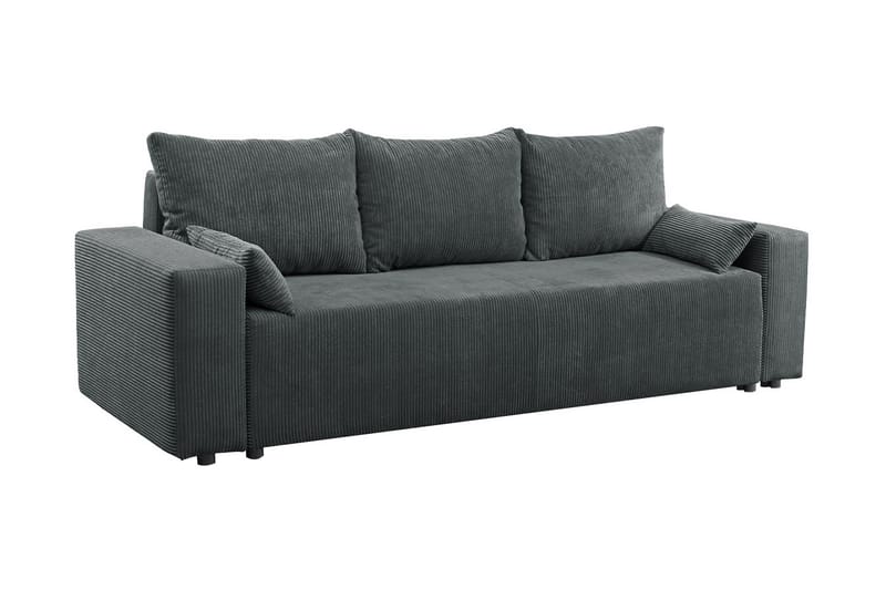 Sovesofa - Grå - Møbler - Sofaer - Sovesofaer - Langsgående sovesofa