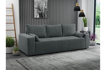 Sovesofa - Grå - Møbler - Sofaer - Sovesofaer - Langsgående sovesofa