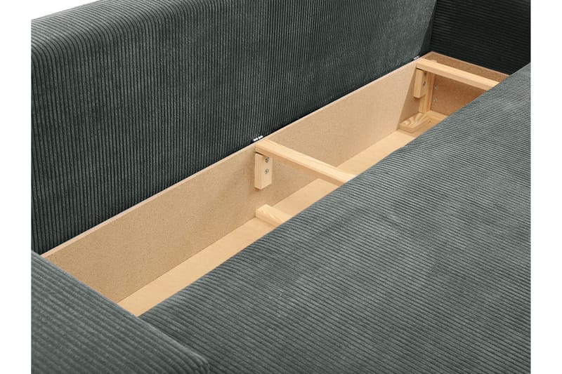 Sovesofa - Grønn - Møbler - Sofaer - Sovesofaer - Langsgående sovesofa