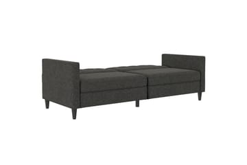 Sovesofa Hartford 203x83x82 cm, Antrasitt, Linstoffutseende (100 % polyester) - 203x83x82 cm, Antrasitt, Linstoffutseende (100 % polyester) - Møbler - Sofaer - Sovesofaer - 3 seters sovesofa