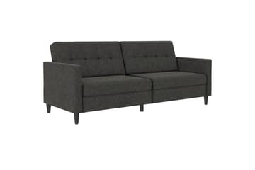 203x83x82 cm, Antrasitt, Linstoffutseende (100 % polyester)