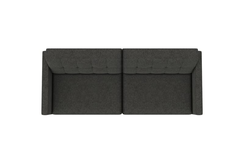 Sovesofa Hartford 203x83x82 cm, Antrasitt, Linstoffutseende (100 % polyester) - 203x83x82 cm, Antrasitt, Linstoffutseende (100 % polyester) - Møbler - Sofaer - Sovesofaer - 3 seters sovesofa