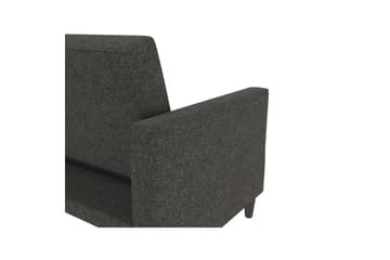 Sovesofa Hartford 203x83x82 cm, Antrasitt, Linstoffutseende (100 % polyester) - 203x83x82 cm, Antrasitt, Linstoffutseende (100 % polyester) - Møbler - Sofaer - Sovesofaer - 3 seters sovesofa