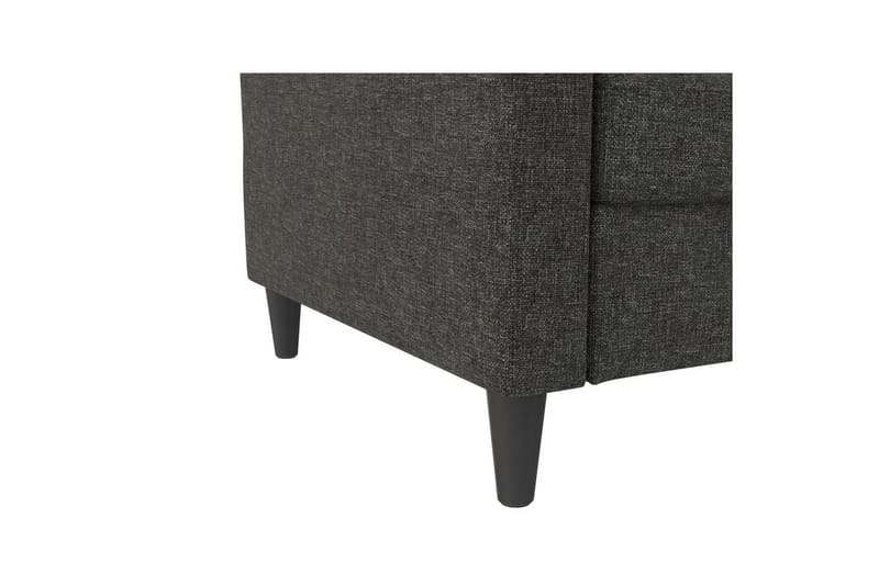 Sovesofa Hartford 203x83x82 cm, Antrasitt, Linstoffutseende (100 % polyester) - 203x83x82 cm, Antrasitt, Linstoffutseende (100 % polyester) - Møbler - Sofaer - Sovesofaer - 3 seters sovesofa