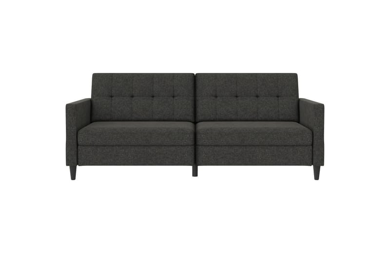 Sovesofa Hartford 203x83x82 cm, Antrasitt, Linstoffutseende (100 % polyester) - 203x83x82 cm, Antrasitt, Linstoffutseende (100 % polyester) - Møbler - Sofaer - Sovesofaer - 3 seters sovesofa