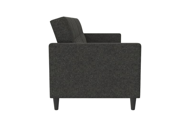 Sovesofa Hartford 203x83x82 cm, Antrasitt, Linstoffutseende (100 % polyester) - 203x83x82 cm, Antrasitt, Linstoffutseende (100 % polyester) - Møbler - Sofaer - Sovesofaer - 3 seters sovesofa