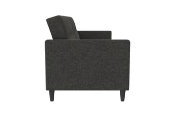 Sovesofa Hartford 203x83x82 cm, Antrasitt, Linstoffutseende (100 % polyester) - 203x83x82 cm, Antrasitt, Linstoffutseende (100 % polyester) - Møbler - Sofaer - Sovesofaer - 3 seters sovesofa